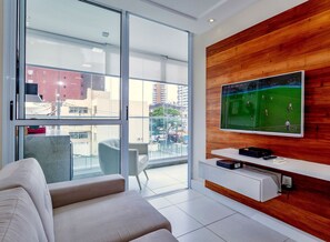 TV, escritórios