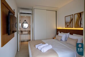 1 bedroom, iron/ironing board, Internet, bed sheets