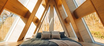 Diamond View PA: A-Frame~Hot Tub~Sauna~Panoramic Mountain Views