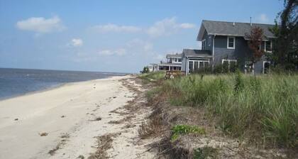 Cape May-1 block to Delaware Bay beach, sleeps 10 and pet friendly
