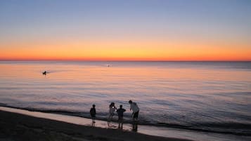 Sun loungers, beach towels