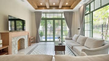 Villa « Premier », 5 chambres, piscine privée | Coin séjour