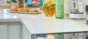 EV Lilly Pulitzer Inspired 75in TV 1.5 ml Beach Pet Friendly Smart Home