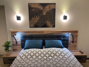 2 habitaciones, tabla de planchar con plancha, wifi y ropa de cama