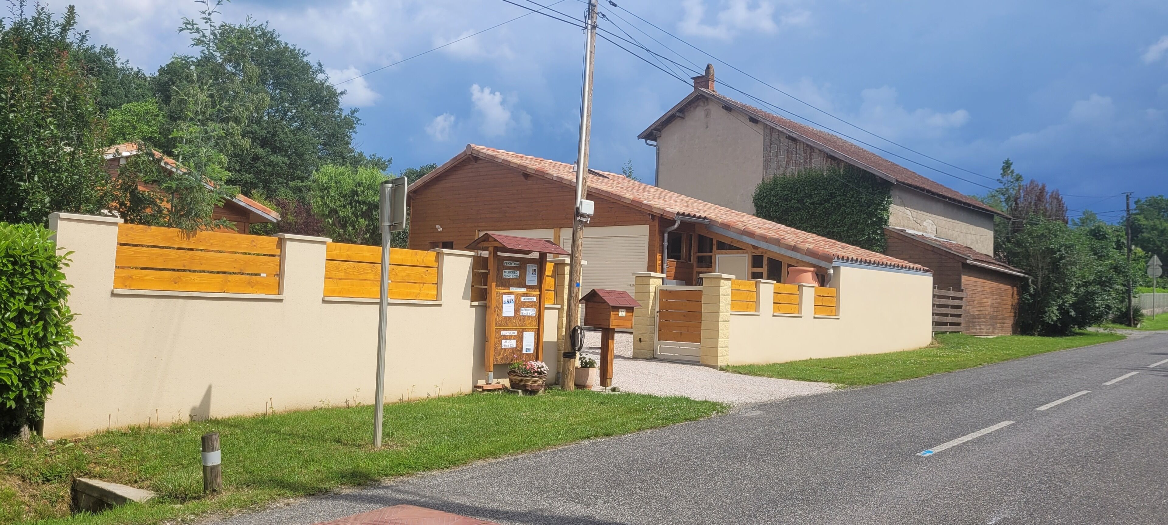 Enceinte de l’hébergement