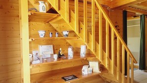 Interior - Reflet de Bien être : Wooden loft for 3 people with enclosed courtyard. (Marsoulas)