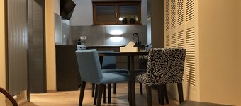 Moderní a útulný apartmán, kompletně vybavený, u lesa, pro 2 osoby s parkováním