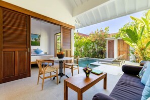 Terrace/patio - Paradise in the heart of Seminyak 1 BR Villa  Pool (Seminyak)
