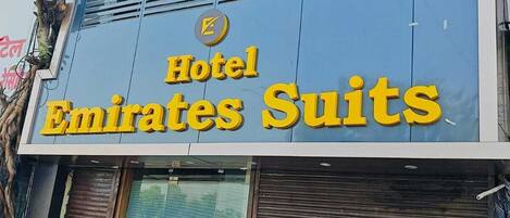 Overnatningsstedets facade