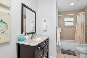 Towels, soap, toilet paper