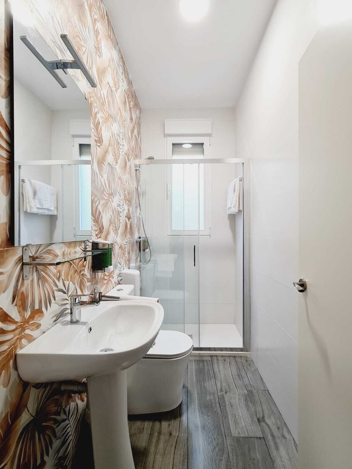 Standard Studio | Bathroom | Shower, hair dryer, towels, soap