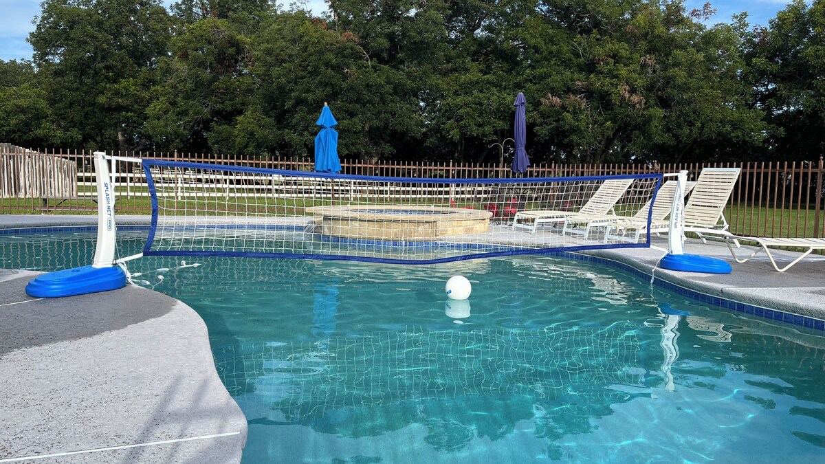 Photo 12 of ♥Relaxing Oasis♥Pool♥ Spa♥Steam shower☀ 3-Acre Backyard, Games/Activities!