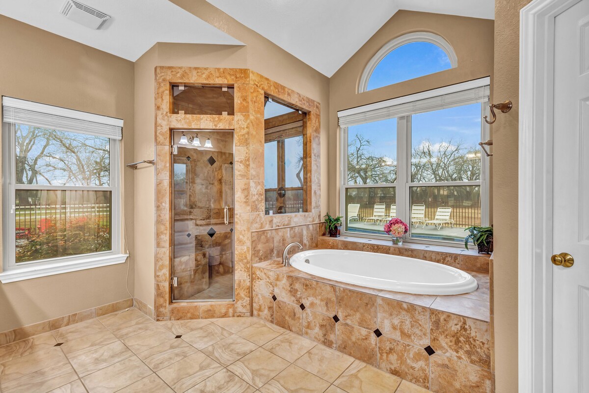 Photo 28 of ♥Relaxing Oasis♥Pool♥ Spa♥Steam shower☀ 3-Acre Backyard, Games/Activities!