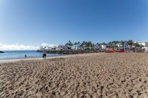On the beach