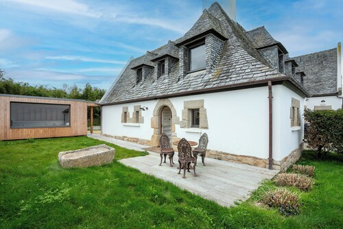 Villa 'Ker Louise' avec vue sur la mer, terrasse partagée et Wi-Fi