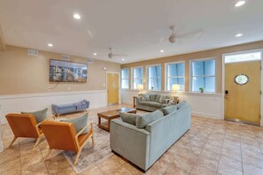 Smart TV, offices - Coastal Retreat w/ Spa Baths & Private Balcony (Tybee Island)