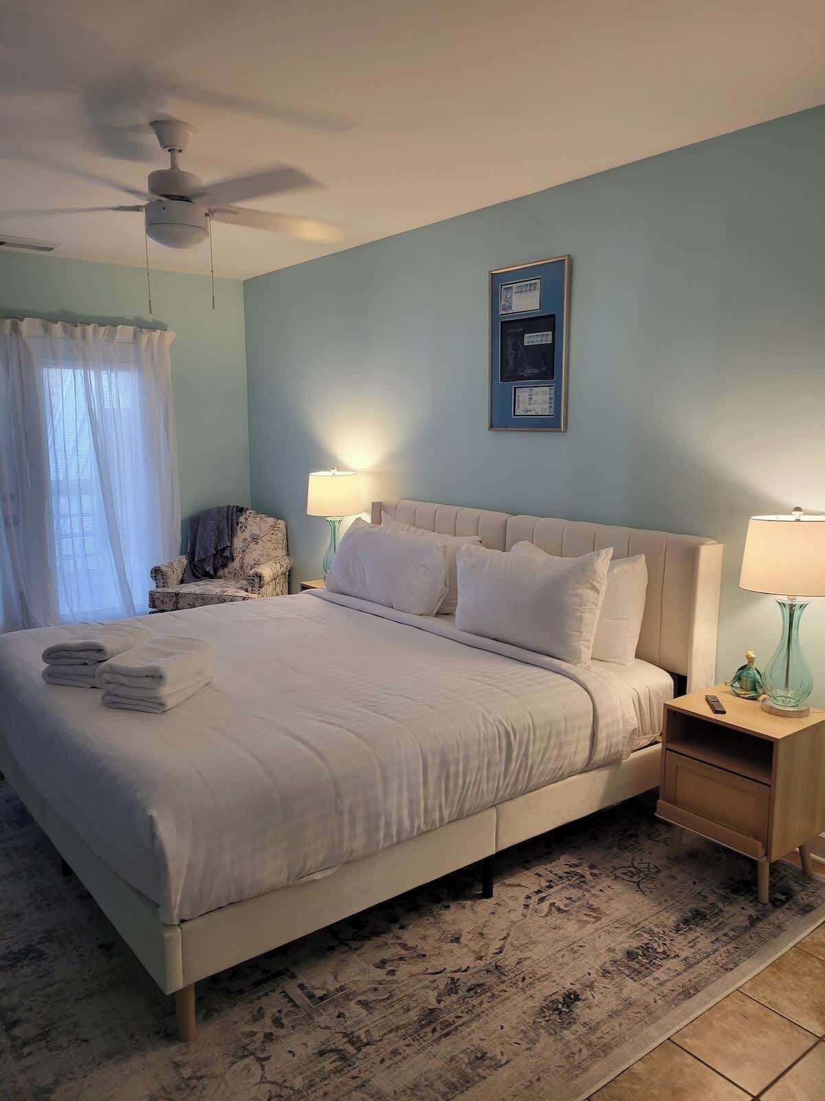 Strykejern/-brett, reiseseng for barn, wi-fi (inkludert) og sengetøy