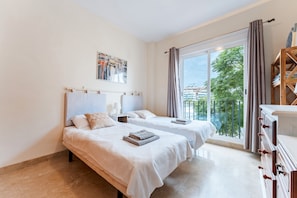 2 soveværelser, gratis Wi-Fi, sengetøj