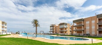 Apartment 'Al Lado De La Playa' with Sea View, Shared Pool and Wi-Fi