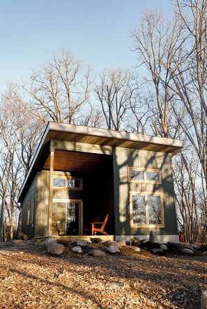 Exterior - Cozy Wisconsin Cabin with Woodstove + Lake Views (Saint Croix Falls)