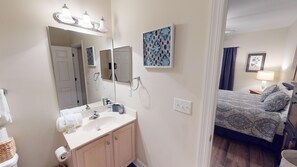 Shower, towels - Golf Villa Oasis | Beach Serenity | Perfect Stay! |   Magnolia North 4878-103 (Myrtle Beach)
