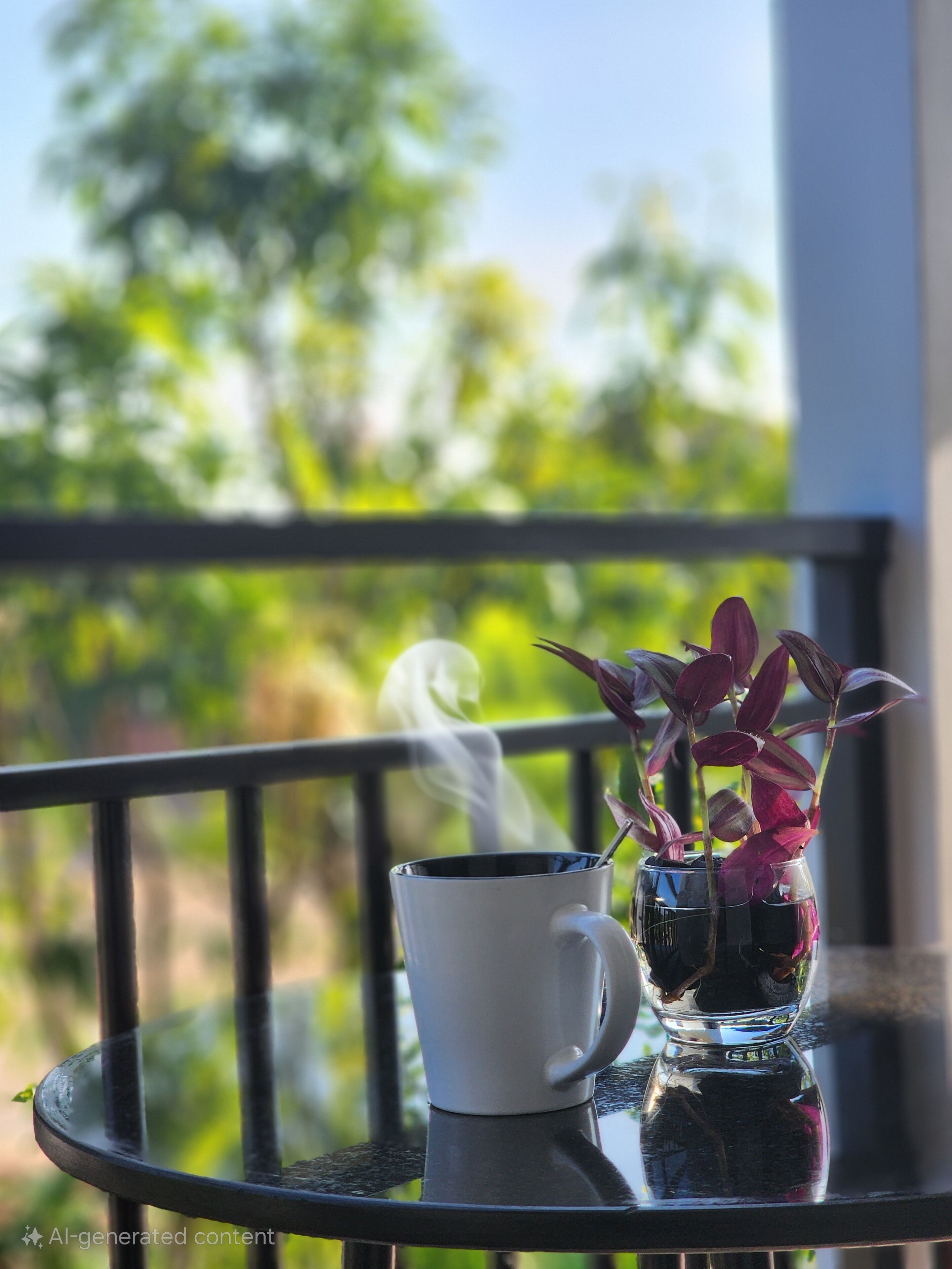 Chambre Deluxe, balcon, vue jardin | Terrasse/Patio