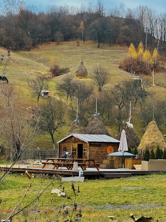 Un sauna, una bañera de hidromasaje. Rai Villa