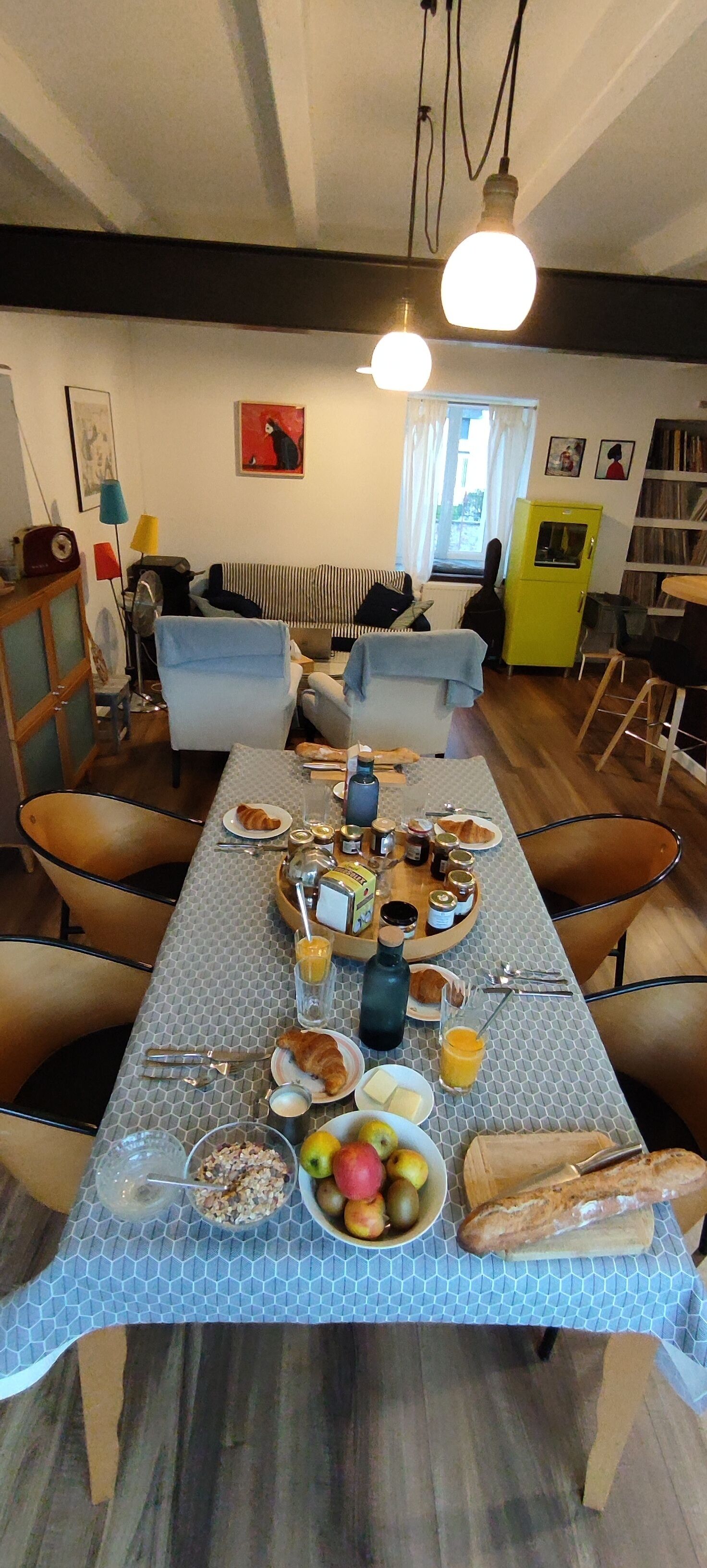 Petit déjeuner continental compris tous les jours