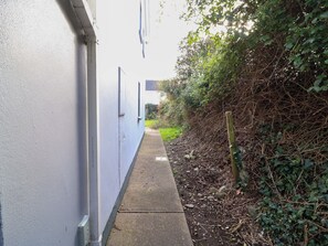 Stroll through lush surroundings along this serene pathway.
