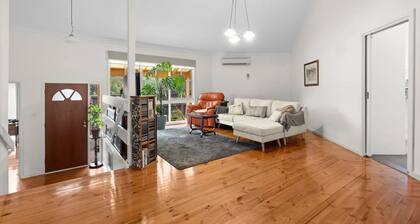 A leafy retreat only a skip and jump away from the lively city of Boxhill.