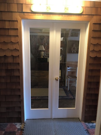 Interior. Cozy retreat brushed by whimsy.