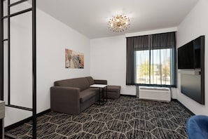 Bureau, espace de travail pour ordinateur portable, rideaux occultants