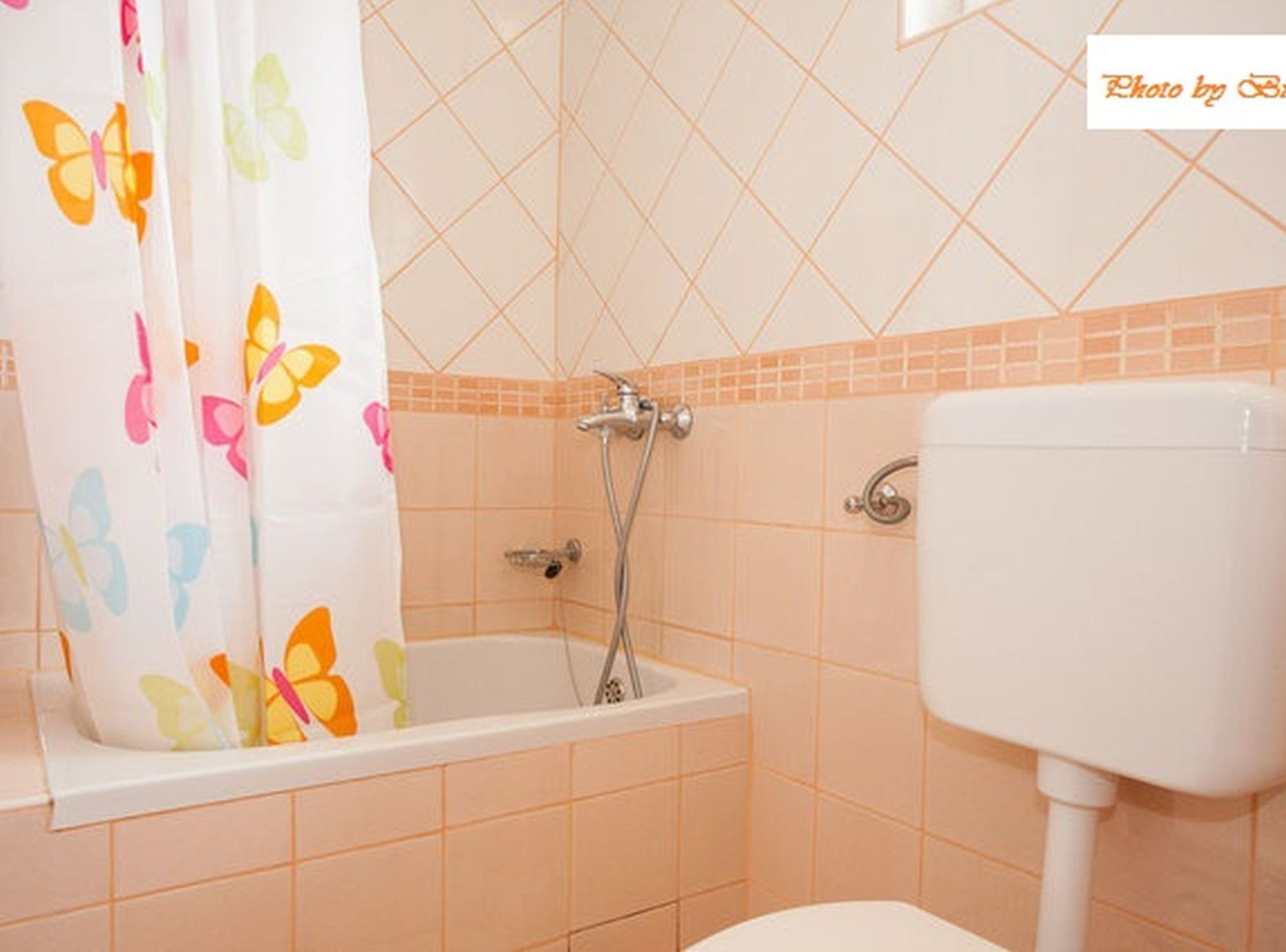 Un baño con bañera, inodoro y ducha.