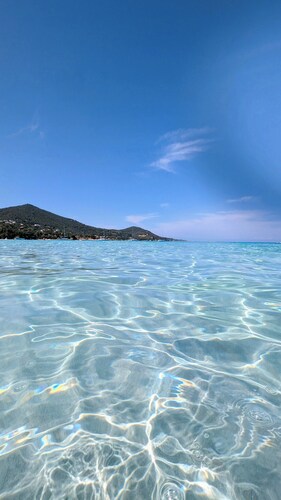 Appart 6/8 p, south Ajaccio, terrace and garden, close to beaches by car