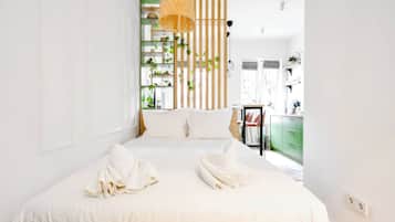 1 Schlafzimmer, Bügeleisen/Bügelbrett, kostenloses WLAN, Bettwäsche