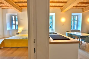 1 bedroom, iron/ironing board, travel crib, free WiFi