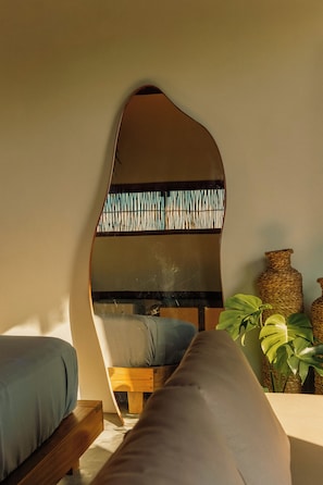 Minibar, desk, laptop workspace, rollaway beds