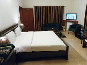 Basic Double Room, Courtyard View | Soundproofing, iron/ironing board, free WiFi - Infinity Villa (Islamabad)