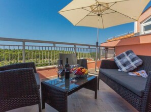 Apartment (One Bedroom Apartment) | Balcony - Apartments Grljusic (Makarska)