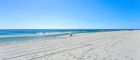 Aan het strand