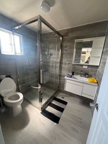 The cozy apartment is a 2 bedroom apartment with WiFi with the feeling of home.