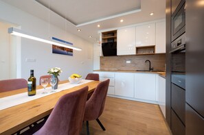 Apartment (Two Bedroom Apartment with Terrace) | Private kitchen | Fridge - Exquisite and Stylish Apartment Trogir (Trogir)