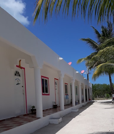 Basic Room, 1 King Bed, Kitchenette, Courtyard View | Terrace/patio