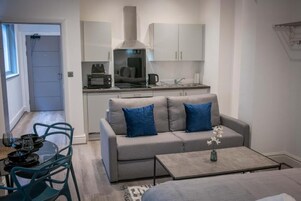 Studio, Non Smoking, Kitchen | Living area | Flat-screen TV