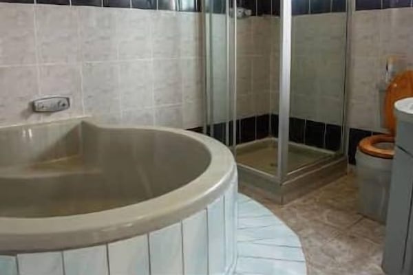 Soap, shampoo, toilet paper