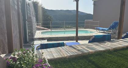 Land Of Olive A traditional stone housewith pool in Ano Styra