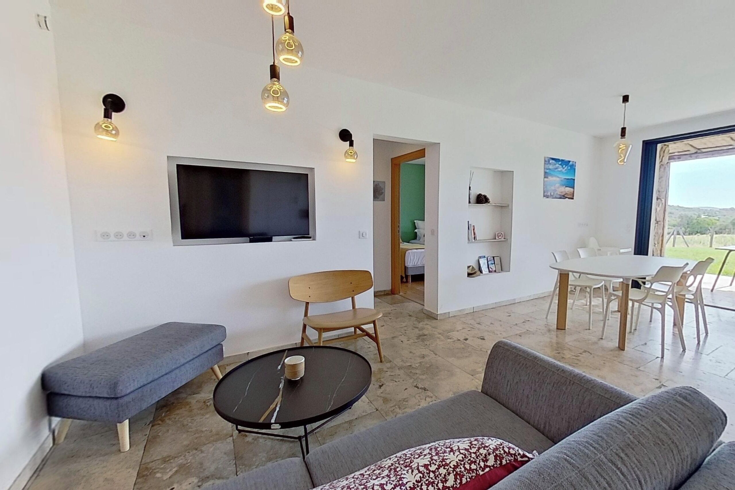 Villa Deluxe, alberca privada, vista a la montaña | Área de sala de estar