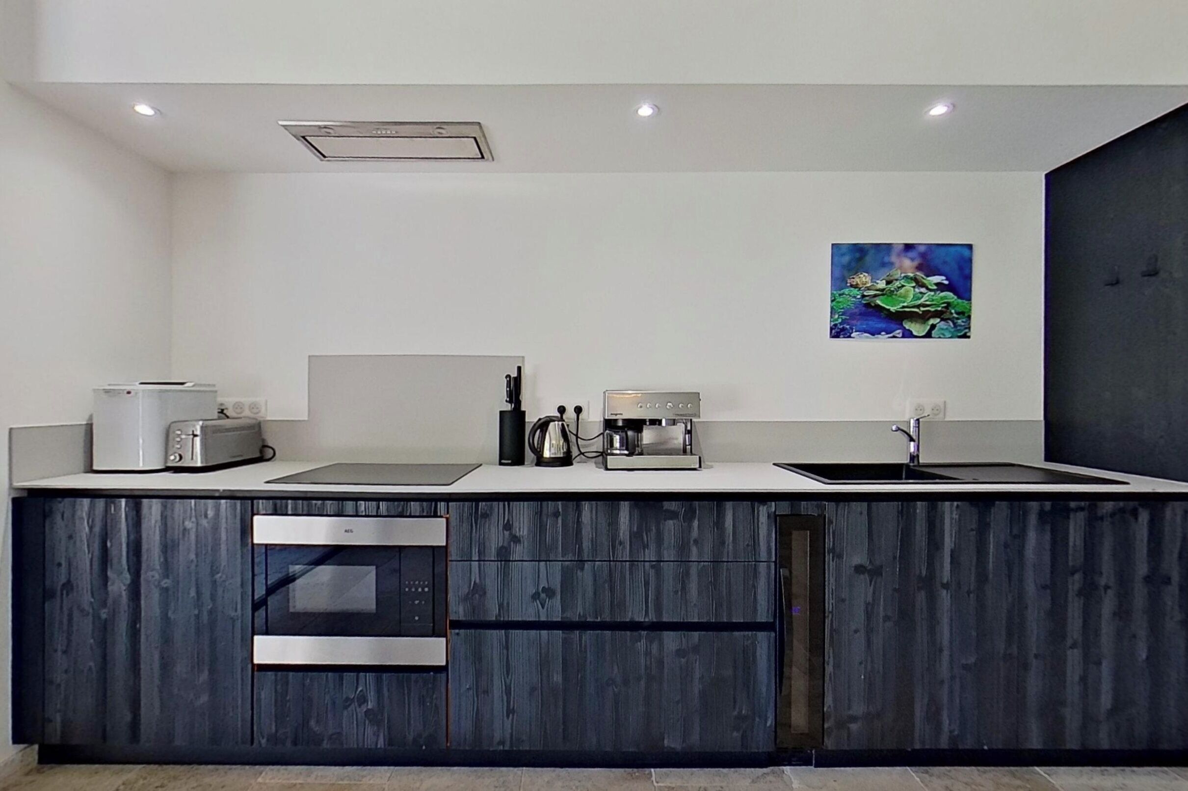 Deluxe-Villa, 2 Schlafzimmer, eigener Pool, Bergblick | Eigene Küche | Großer Kühlschrank, Mikrowelle, Ofen, Herdplatte