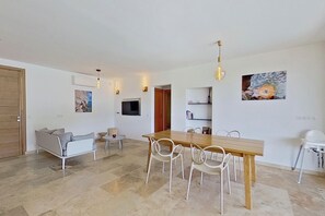 Deluxe Villa, 2 Bedrooms, Private Pool, Mountain View | Living area - Bergeries de l'Argiale (Figari)