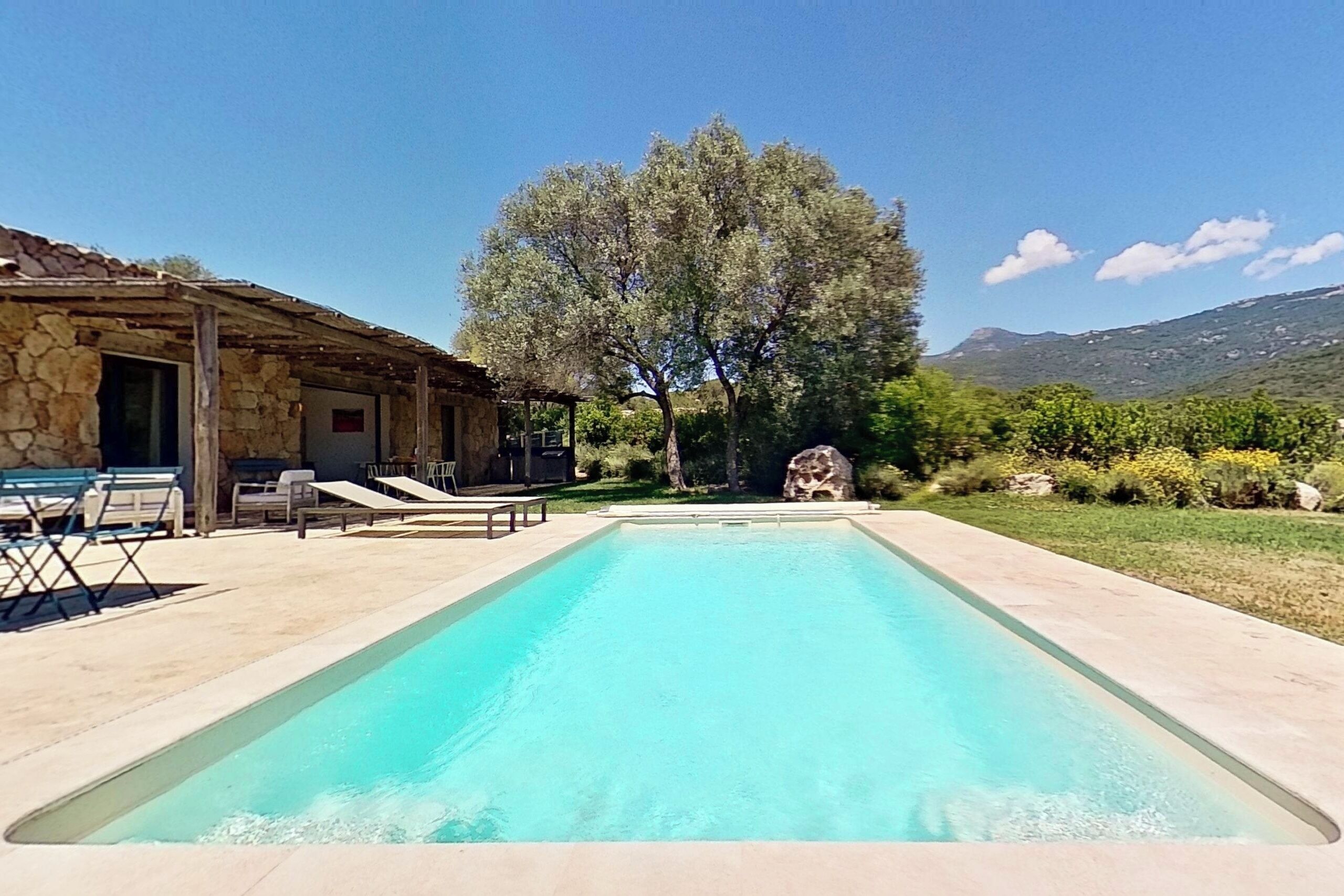 Villa – deluxe, 2 soverom, privat basseng, fjellutsikt | Eksteriør